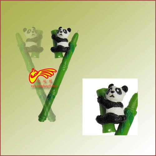 熊猫礼品 竹子中性笔 小额零售 淘宝批发 一件代发文具 文具套装 产品